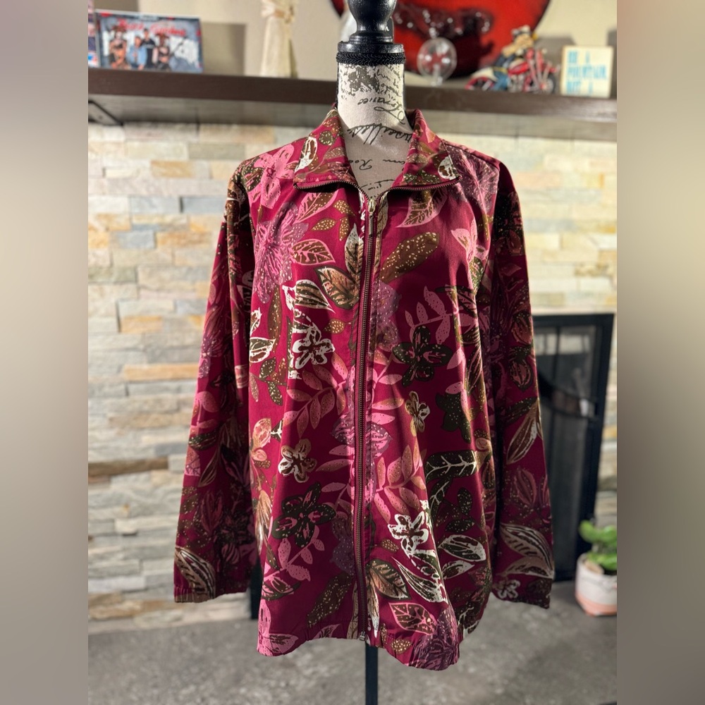 Women's Sz. Lg 80's-90' Vintage Blair Retro Funky Hip Hop Windbreaker